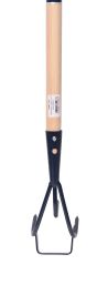 Griffe grattoir 3 dents manche bois 130 cm