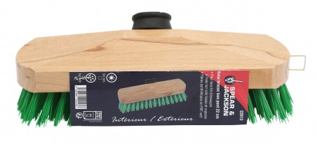 Balai brosse lave-pont 22 cm