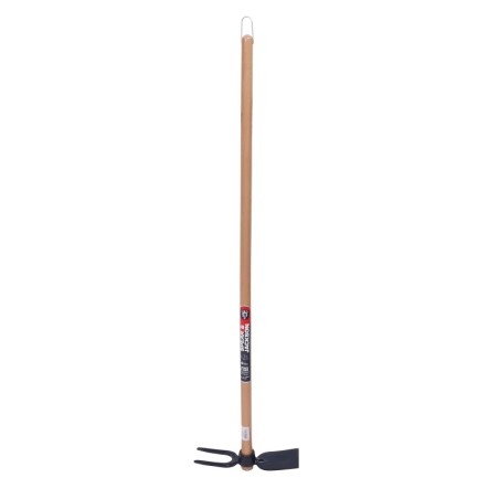 Serfouette forgée panne et fourche de 26cm manche bois 130 cm