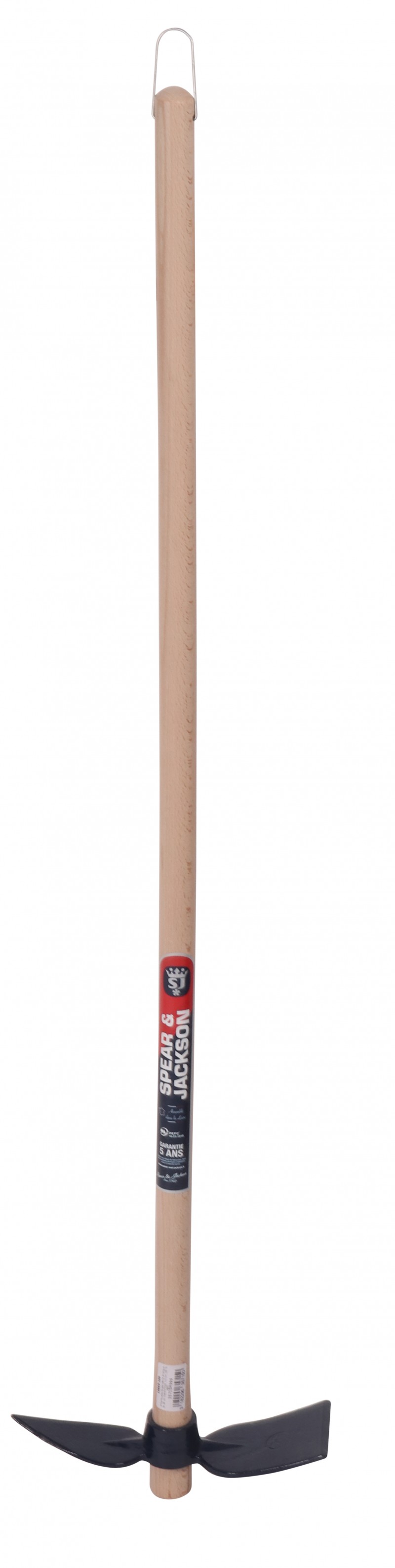 Serfouette forgée panne et langue de 26 cm manche bois 110 cm