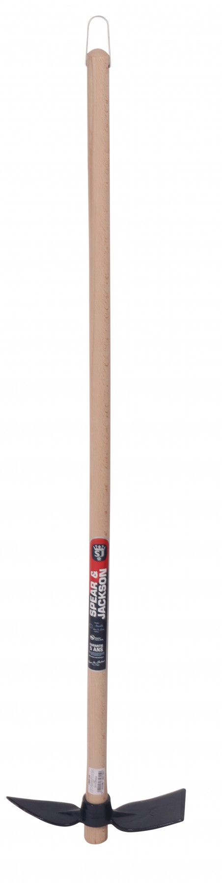 Serfouette forgée panne et langue de 26 cm manche bois 130 cm