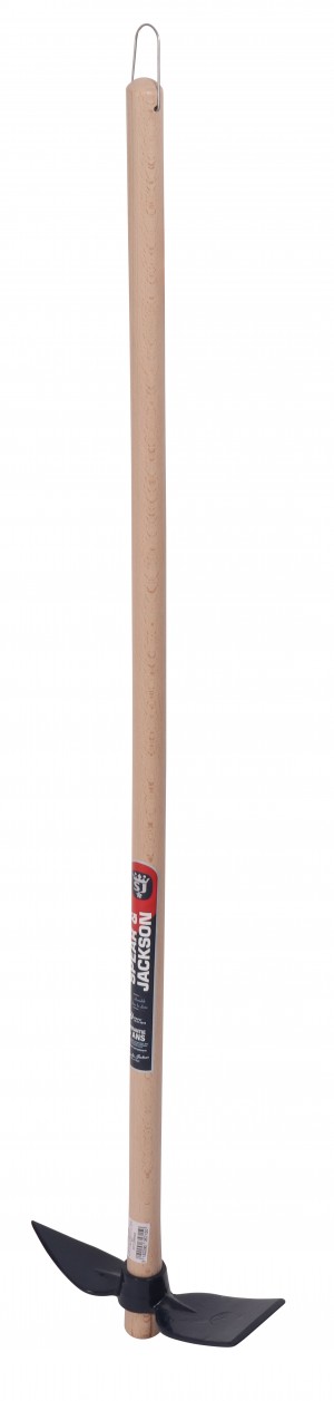 Serfouette forgée panne et langue de 26 cm manche bois 110 cm