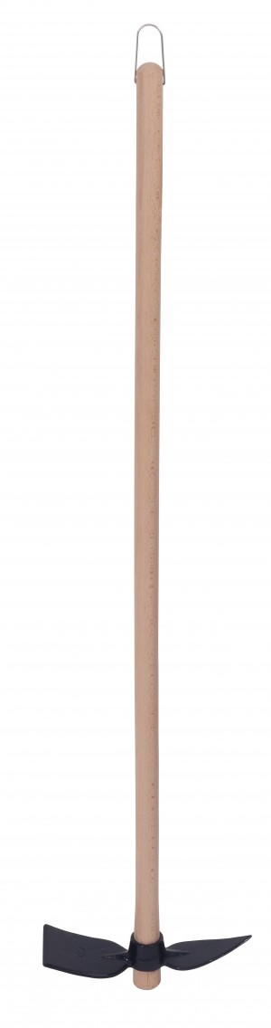 Serfouette forgée panne et langue de 26 cm manche bois 110 cm
