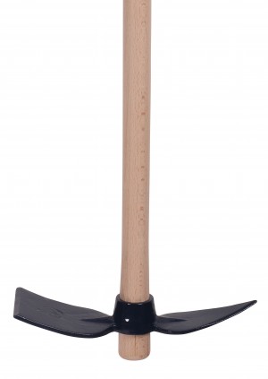 Serfouette forgée panne et langue de 26 cm manche bois 110 cm