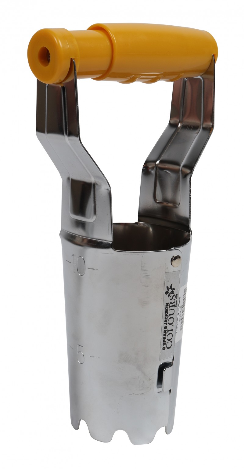 Milifox Outil Plantoir à Bulbes - Jardinière à Bulbe Avec Échelle