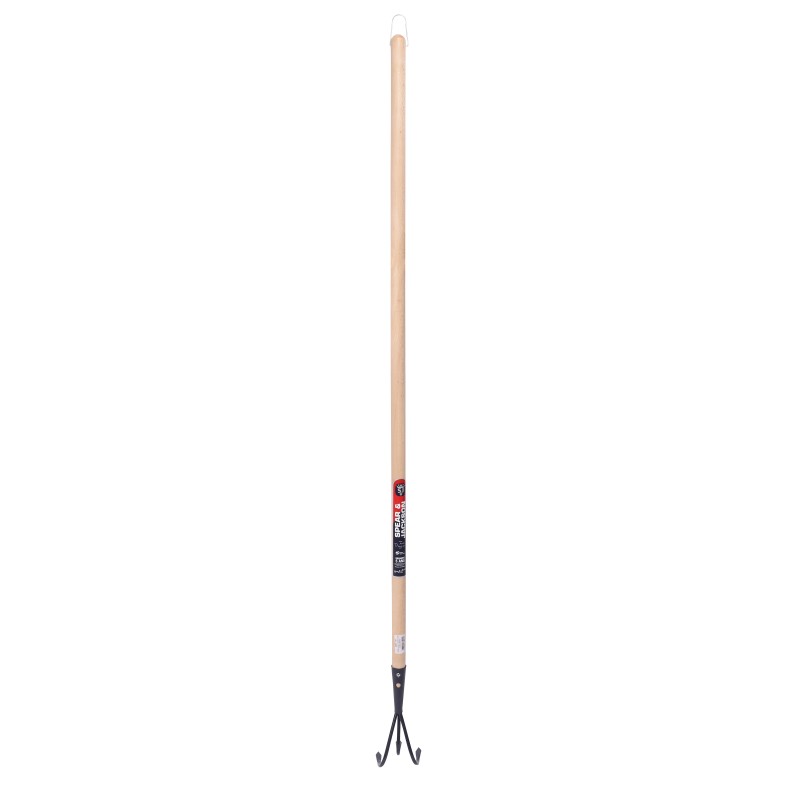 Griffe soudée à douille 3 dents manche bois 130 cm