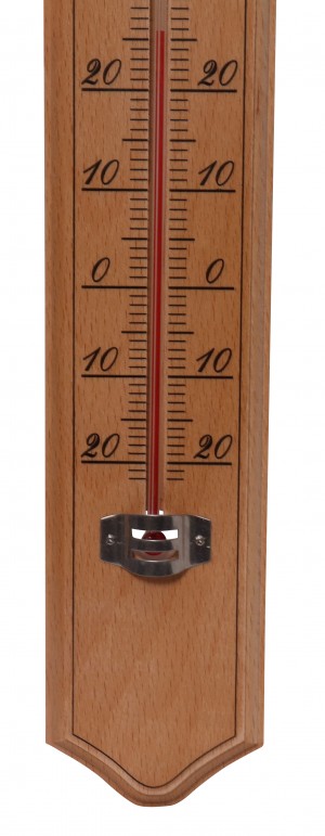 Thermomètre bois grand modèle 40 cm
