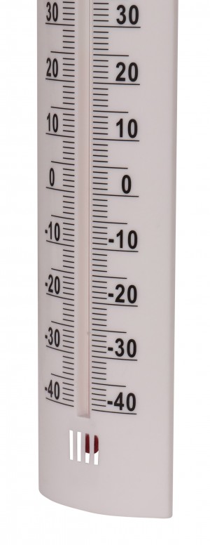 Thermomètre plastique blanc 28 cm
