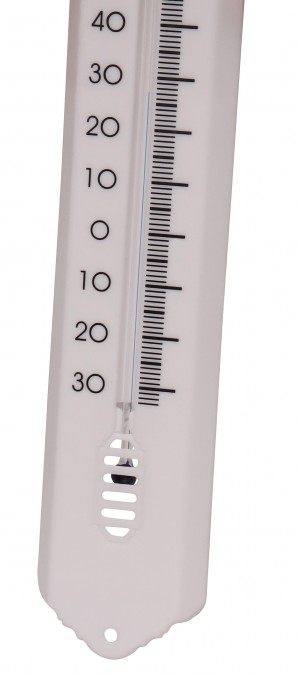 Thermomètre plastique blanc 20 cm