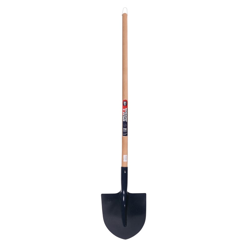Pelle ronde de 29 cm manche bois 110 cm