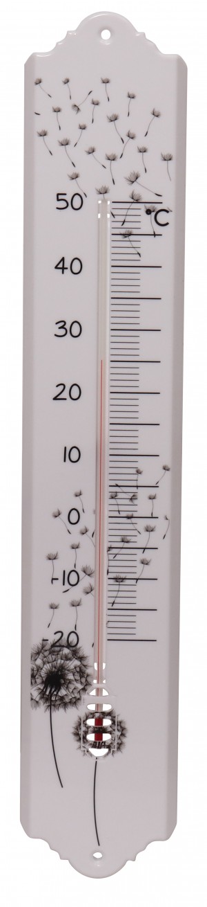 Thermomètre plastique décoré 50 cm