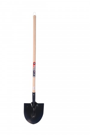 Pelle ronde de 27 cm manche bois 110 cm