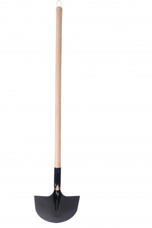 Pelle ronde de 27 cm manche bois 110 cm