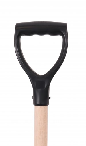 Pelle de bord 21 cm manche bois & poignée plastique