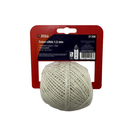 Coton câble 1,5 mm
