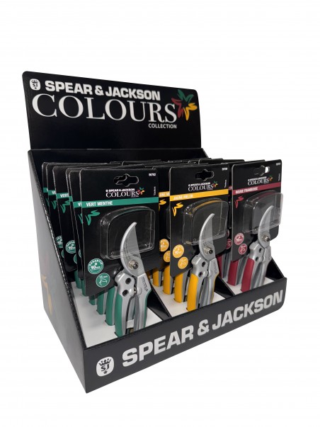 Box de 18 sécateurs colours