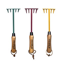 Râteau à fleurs colours manche bois