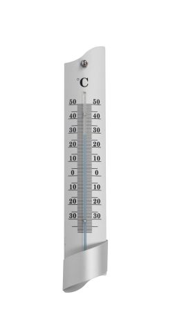 Thermomètre aluminium oblique 22 cm