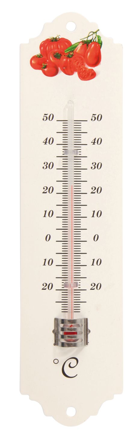 Thermomètre métal 20 cm déco potager