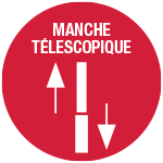 Manche télescopique